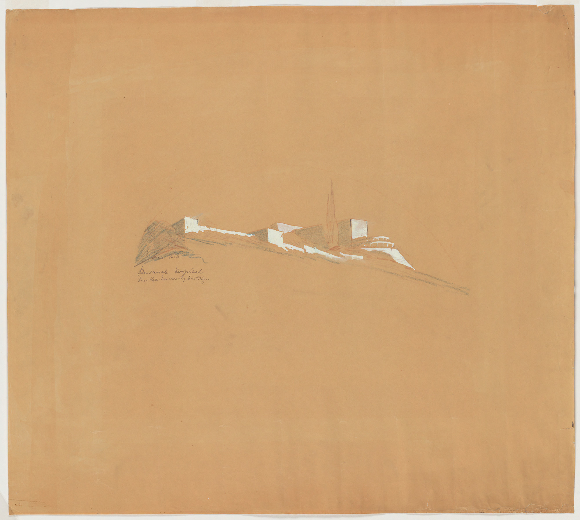 Erich Mendelsohn. Hadassah University Hospital, Mount Scopus