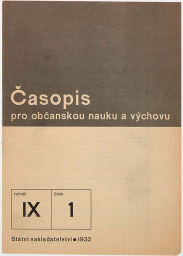 Casopis pro obcanskou nauku a vychovu