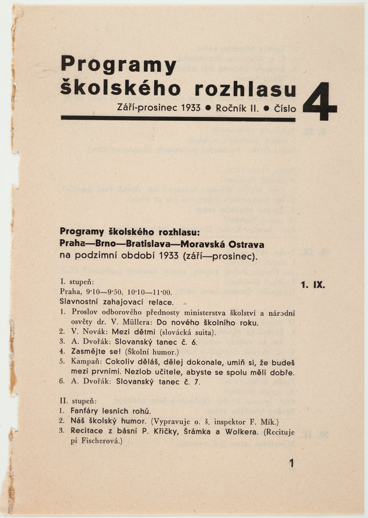 Programy skolskeho rozhlasu