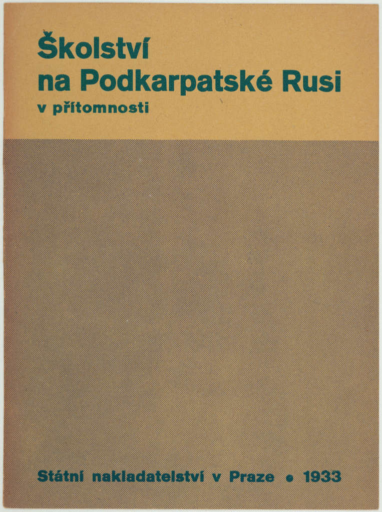 Skolstvi na Podkarpatske Rusi v pritomnosti