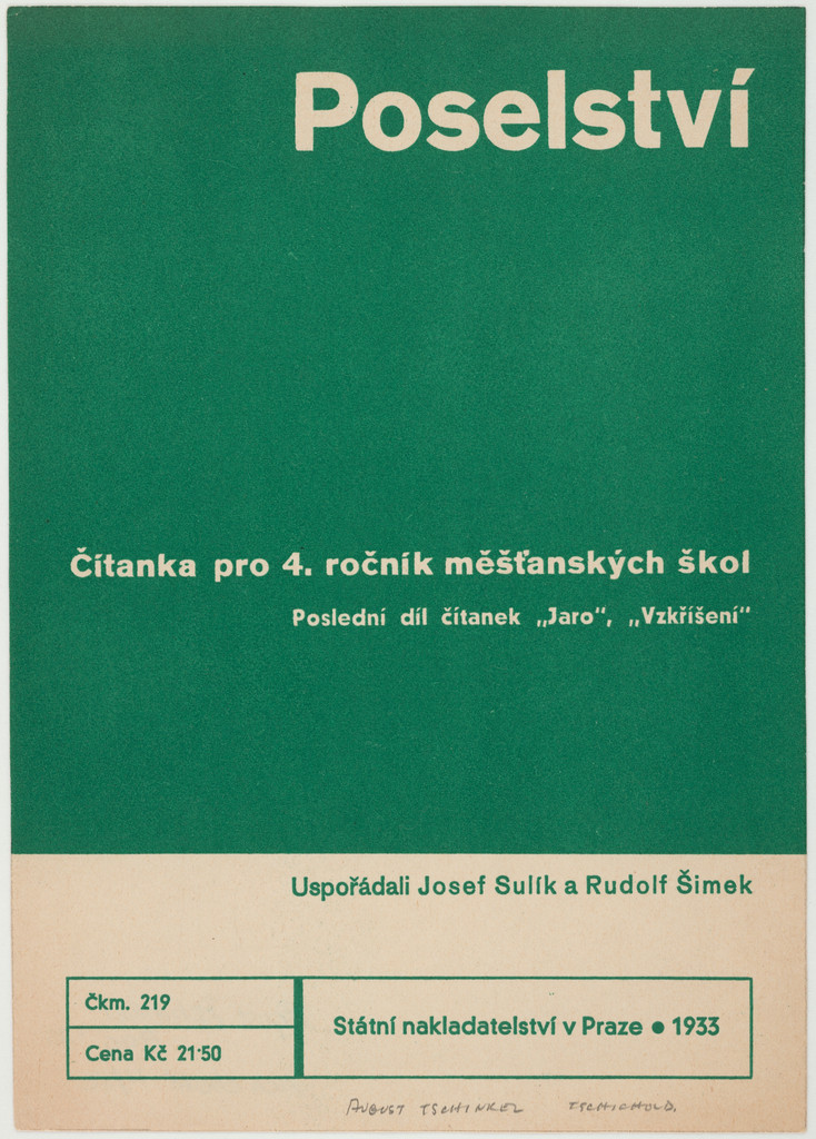 Poselstvi: Citanka pro 4. rocnik mestanskych skol