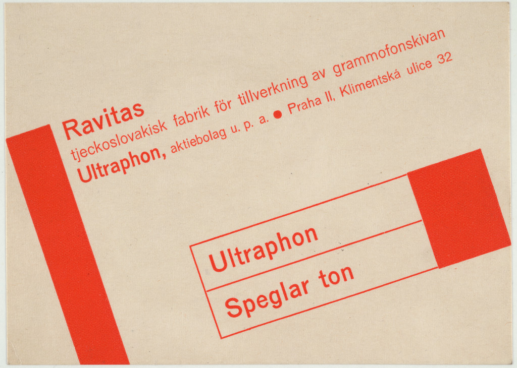 Ravitas tjeckoslovakisk fabrik för tillverkning av grammofonskivan