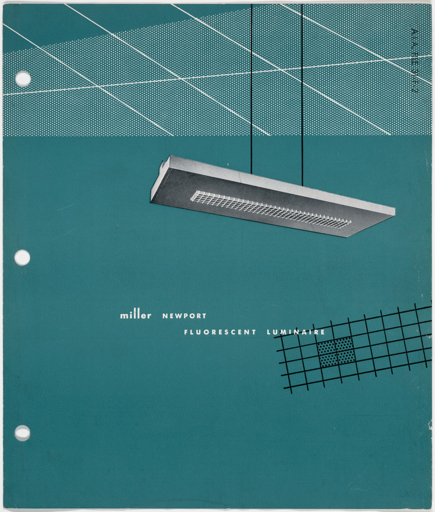 Miller Newport Fluorescent Luminaire A.I.A. File 31-F-2