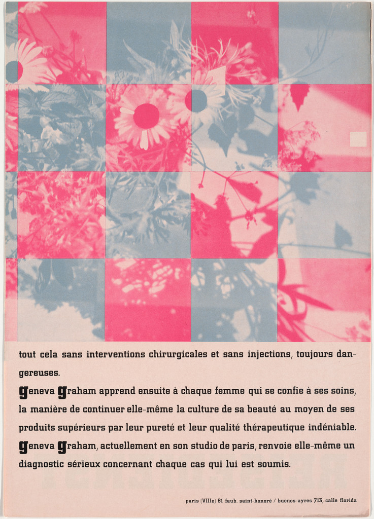 Side 1: Reisedienst; Side 2: Geneva Graham, Paris