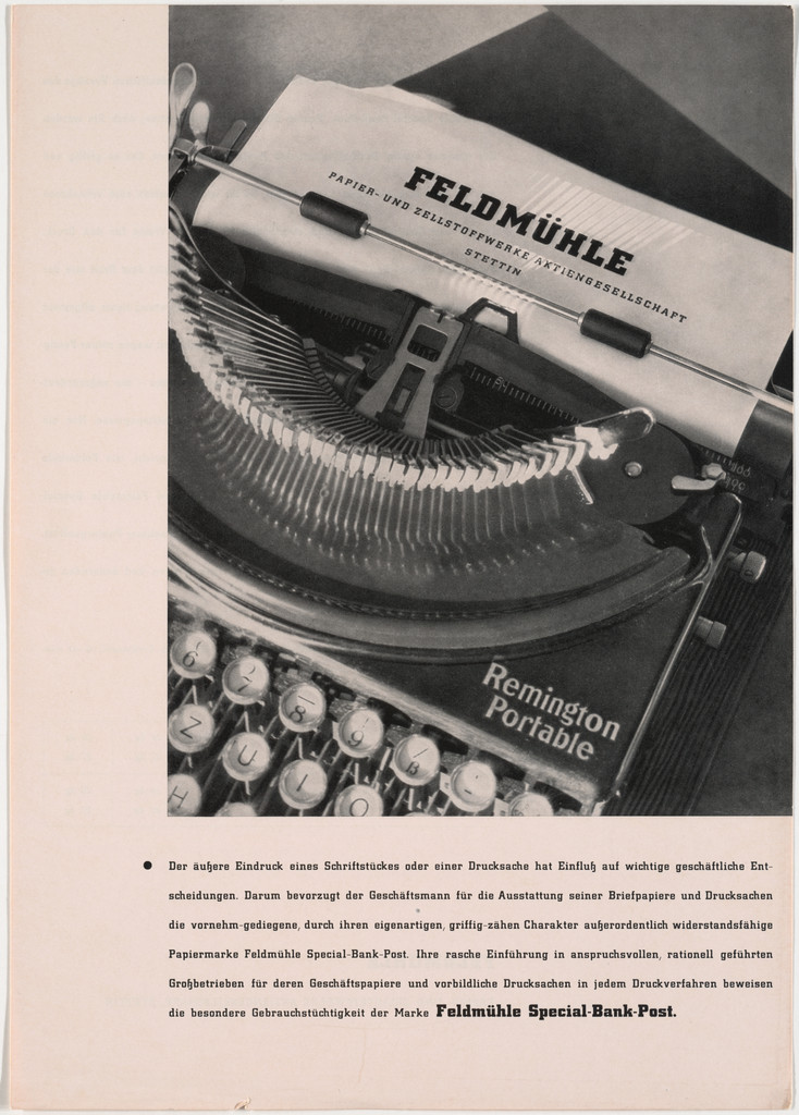 Feldmühle Papier- und Zellstoffwerke Aktiengesellschaft, Stettin