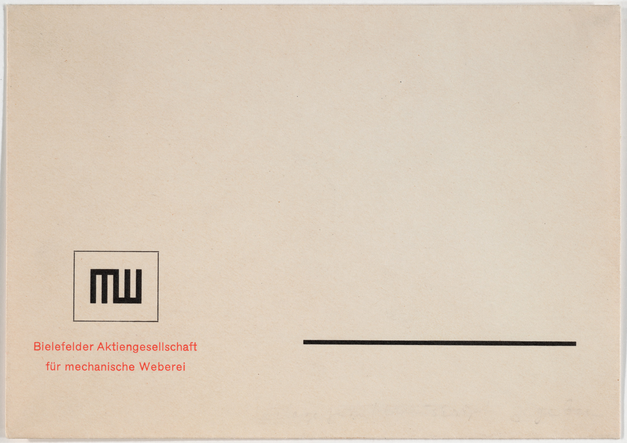 Georg Trump. Bielefelder Aktiengesellschaft für Mechanische Weberei. Unknown