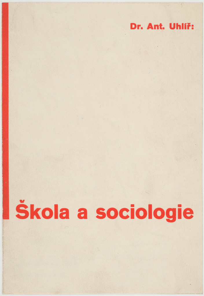 Dr. Ant. Uhlir: Skola a Sociologie