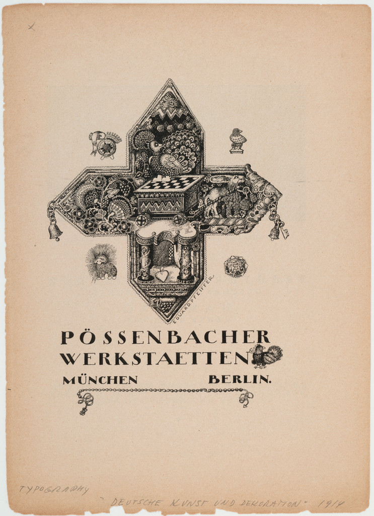 Page from "Deutsche Kunst und Dekoration," 1914
