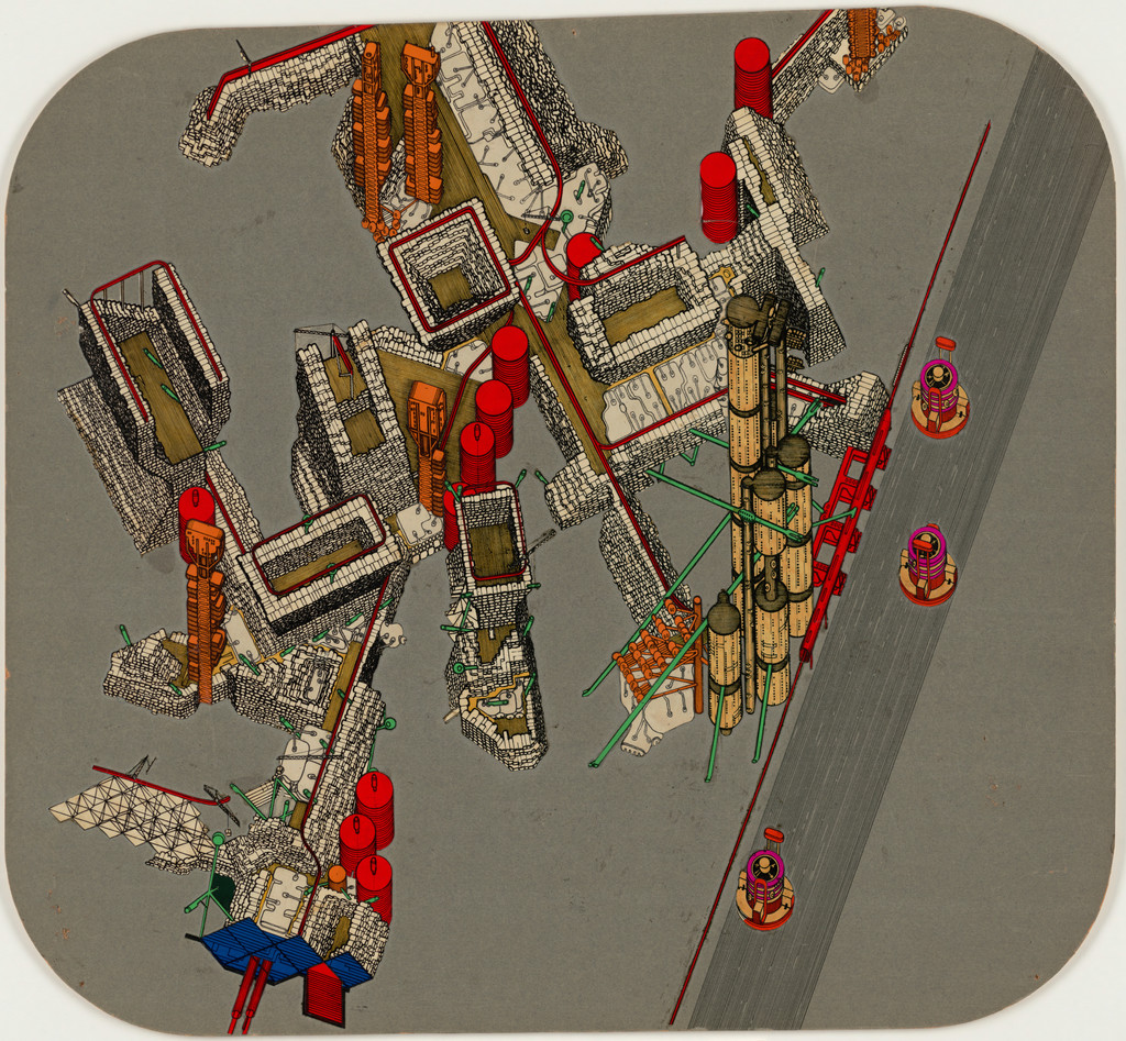 Plug-In City, project (Axonometric)