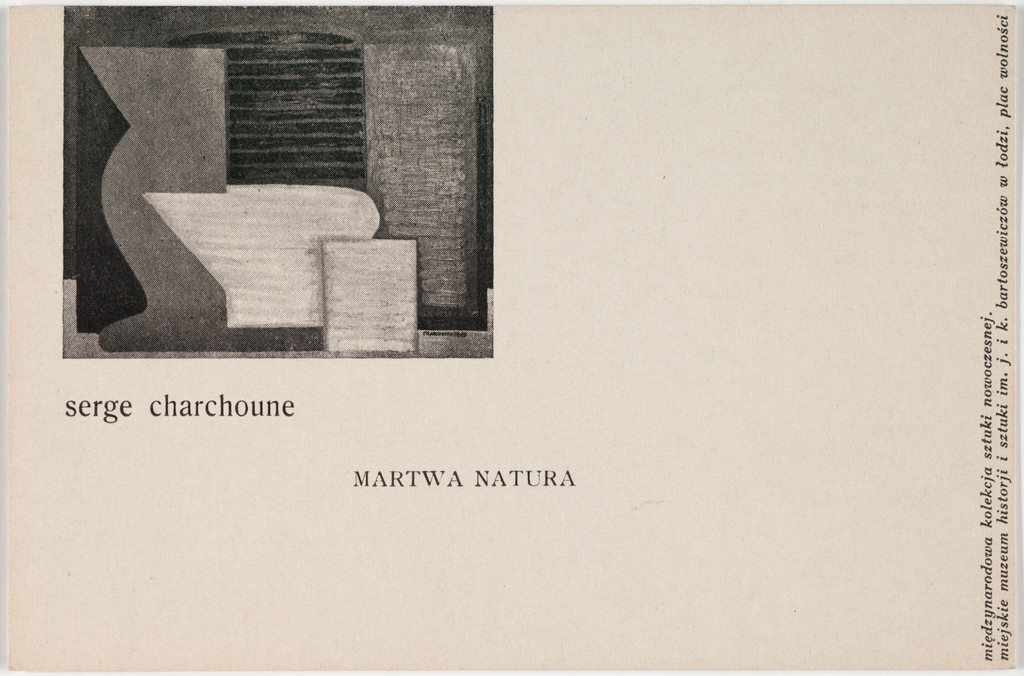 Serge Charchoune, Martwa Natura