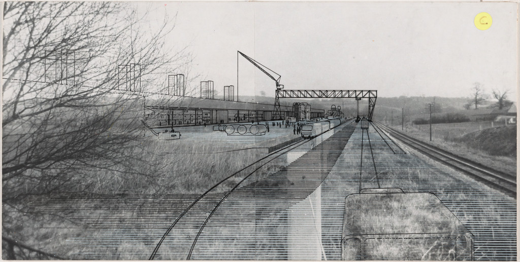 Potteries Thinkbelt Project, Staffordshire, England (Perspective of Madeley Transfer Area)