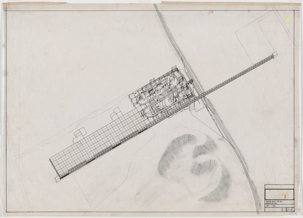 Potteries Thinkbelt Project, Staffordshire, England (Axonometric of Pitts Hill, Transfer Area)