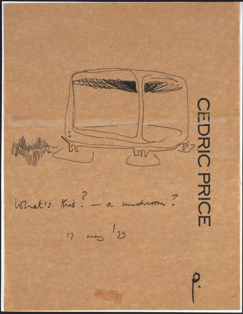 Generator Project, White Oak, Florida, What's this? - a mushroom?, Perspective sketch