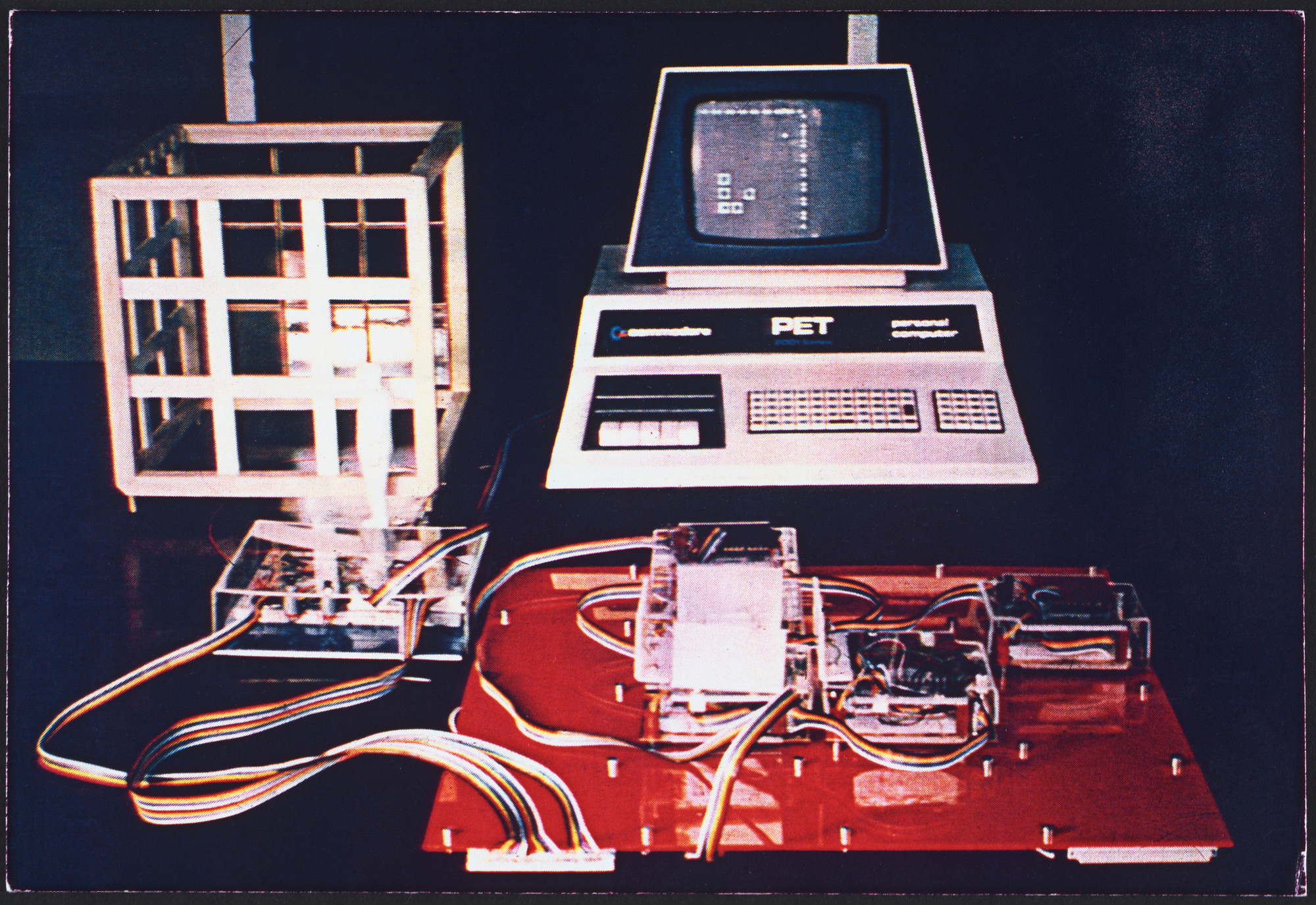 Cedric Price. Generator Project, White Oak, Florida (Five Enclosures, Model and Baseboard). 1978-80