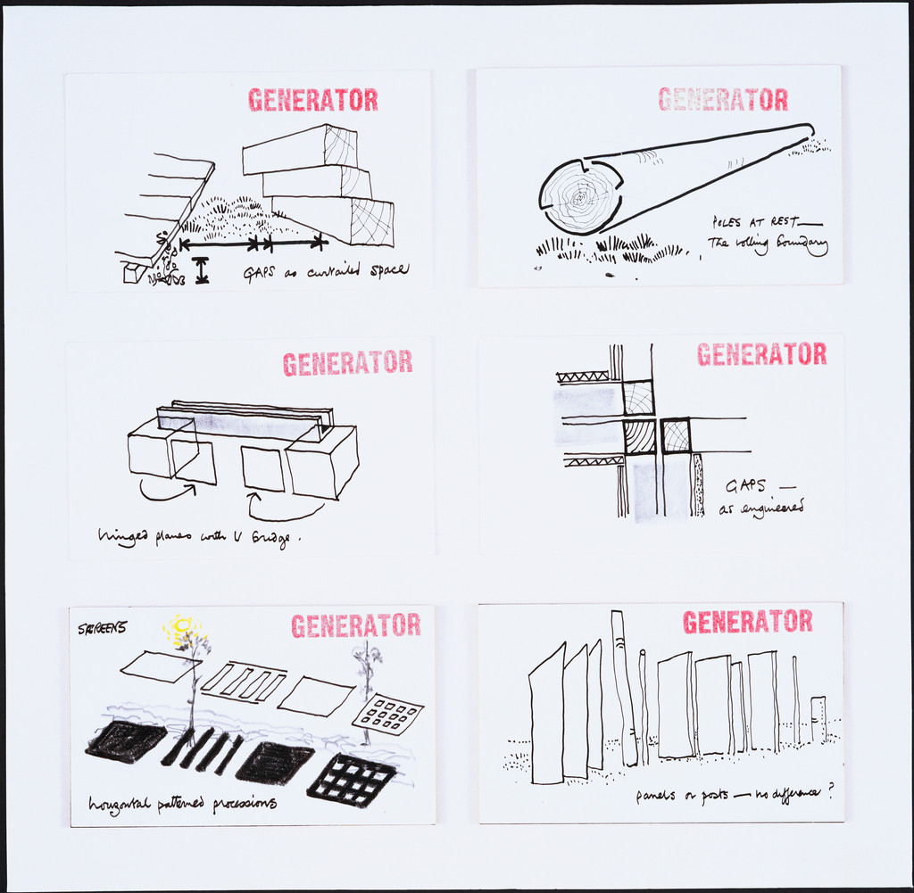 Generator Project, White Oak, Florida, Sketches
