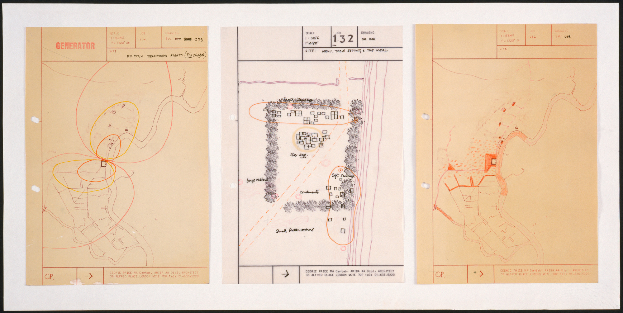 Cedric Price. Generator Project, White Oak, Florida, The Site Large and Small. 1978-80