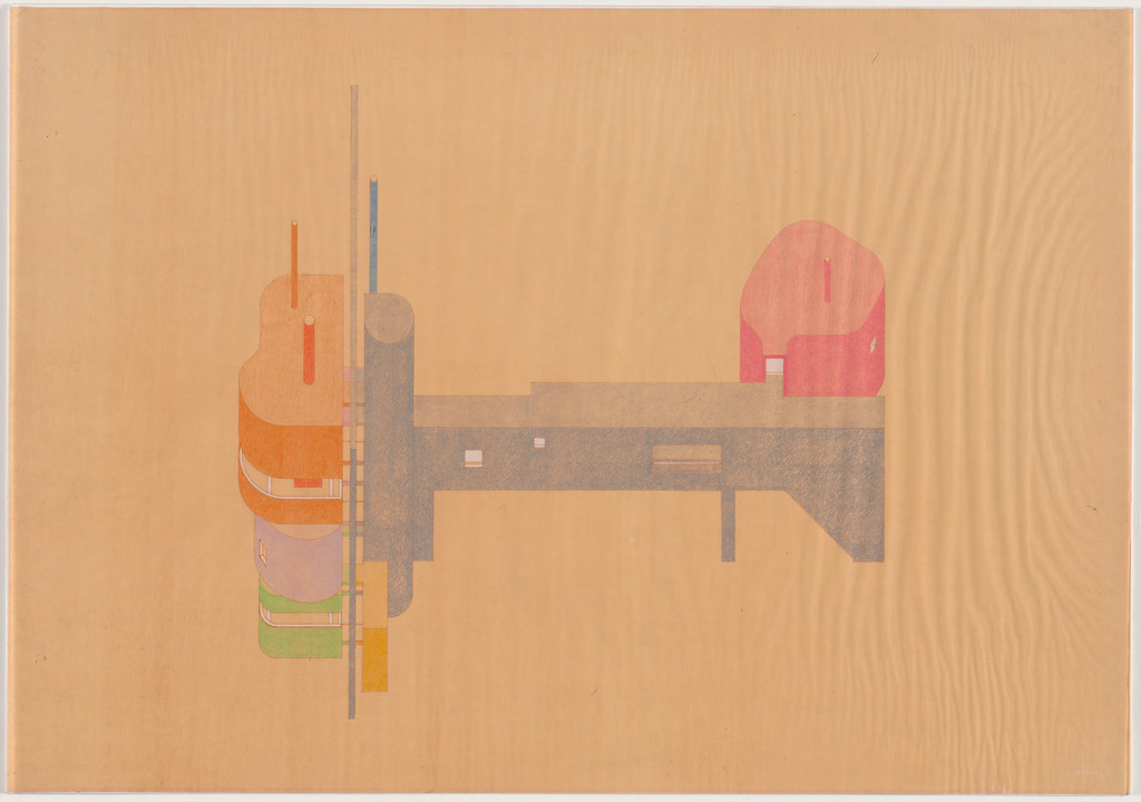 Wall House 2 (A. E. Bye House) Project , Ridgefield, Connecticut (Isometric)