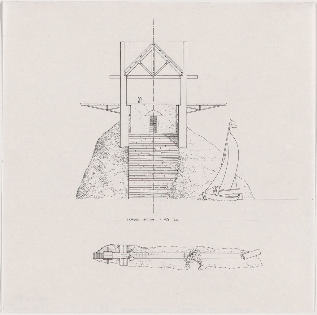 House for Rita, project, Perspective and plan