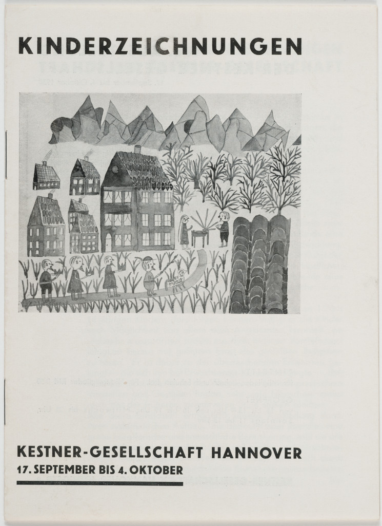 Kinderzeichnungen, Kestner-Gesellschaft Hannover