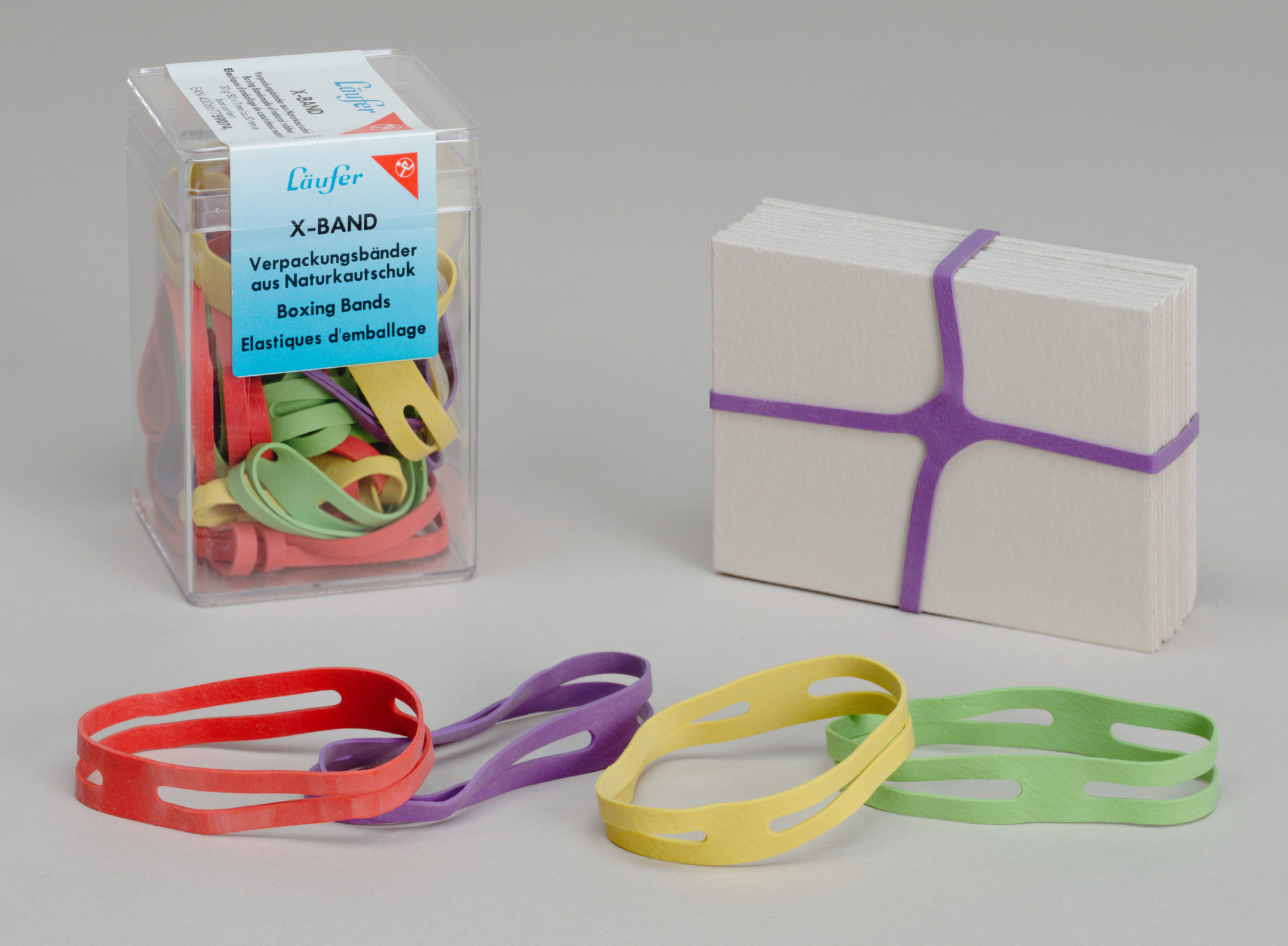 Unidentified Designer. &#34;X-Band&#34; Rubber Bands. c. 1995