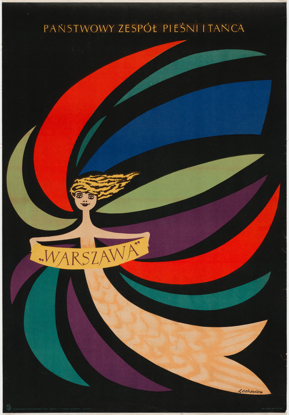 Roman Cieslewicz. Warszawa. 1956