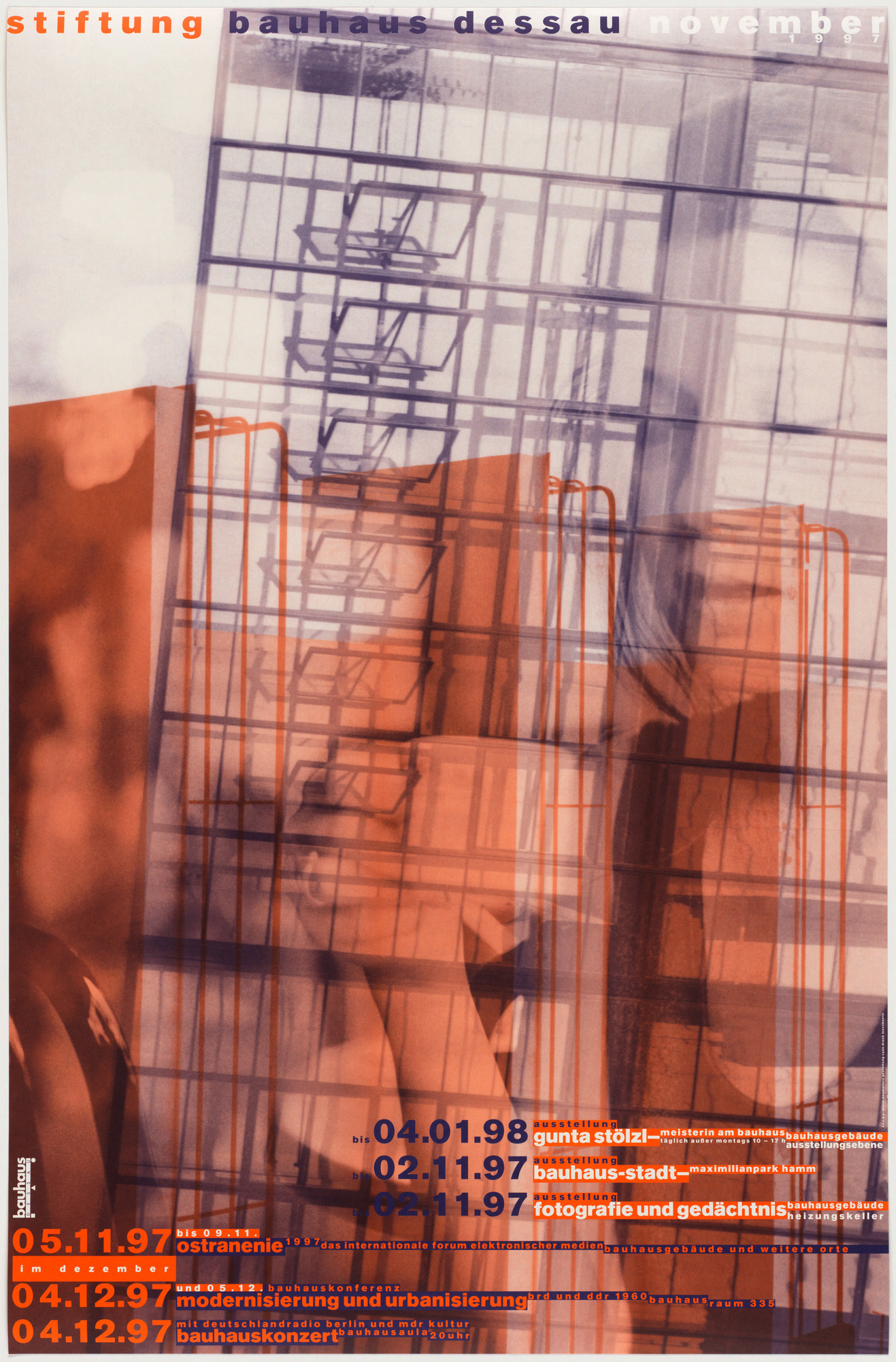 Cyan. Stiftung Bauhaus Dessau November 1997