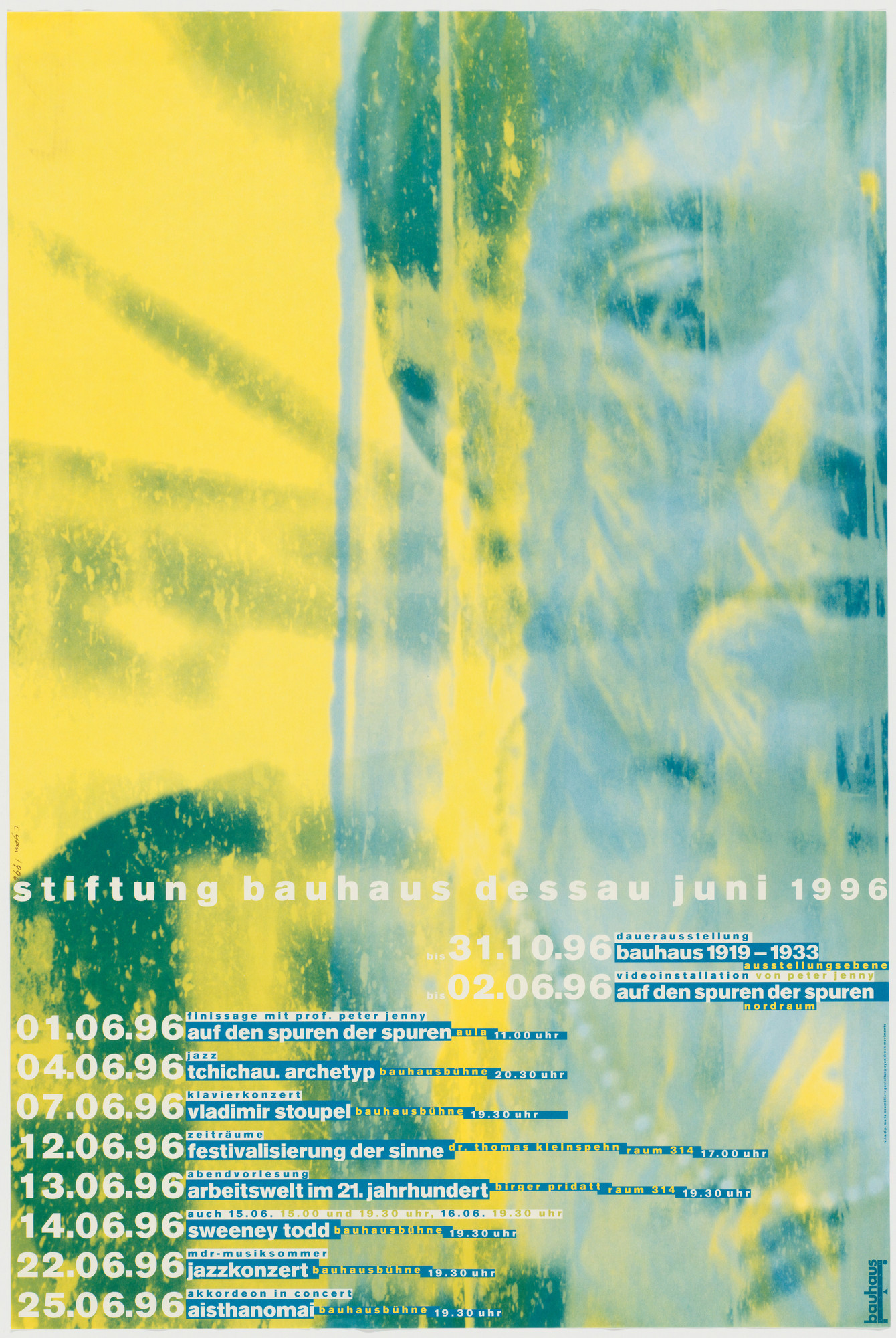 Cyan. Stiftung Bauhaus Dessau Juni 1996