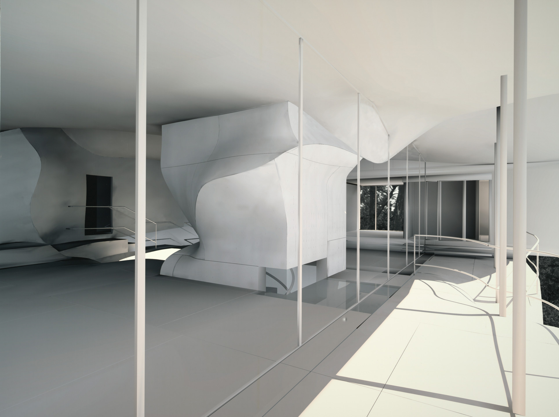 Preston Scott Cohen. &#34;Torus&#34; Wolf House No. 2 Project. 1999