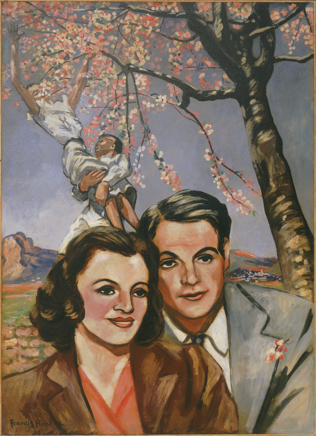 Francis Picabia. Portrait of a Couple. Golfe-Juan and/or Tourettes-sur-Loup, 1942-43