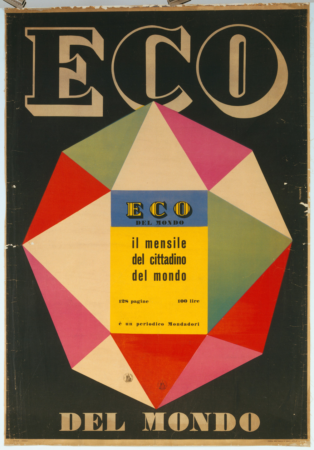 Bruno Munari. Eco del Mondo. 1949