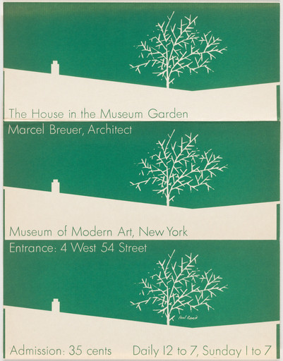The House in the Museum Garden, Marcel Breuer, Architect