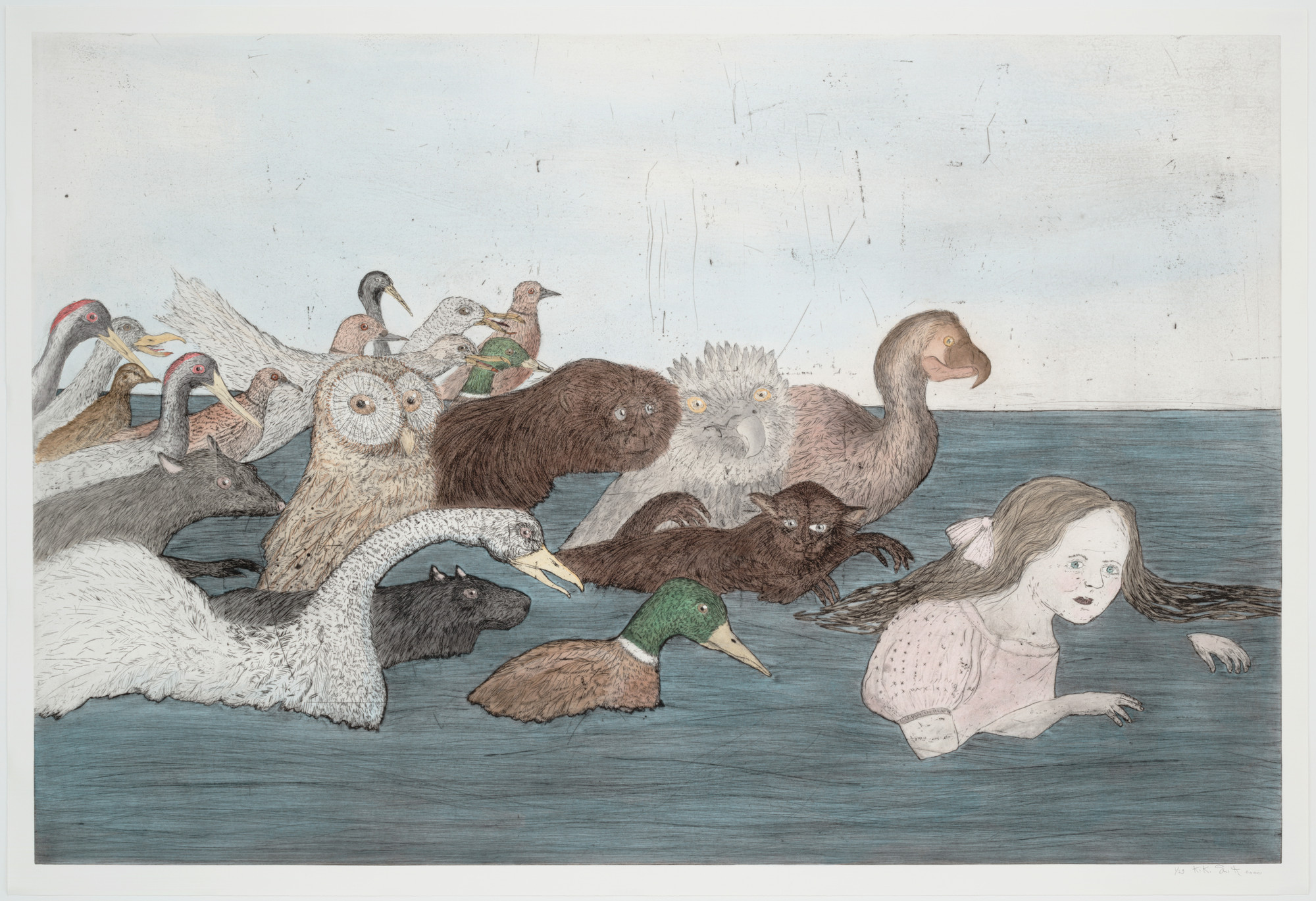 Kiki Smith. Pool of Tears 2 (after Lewis Carroll). 2000