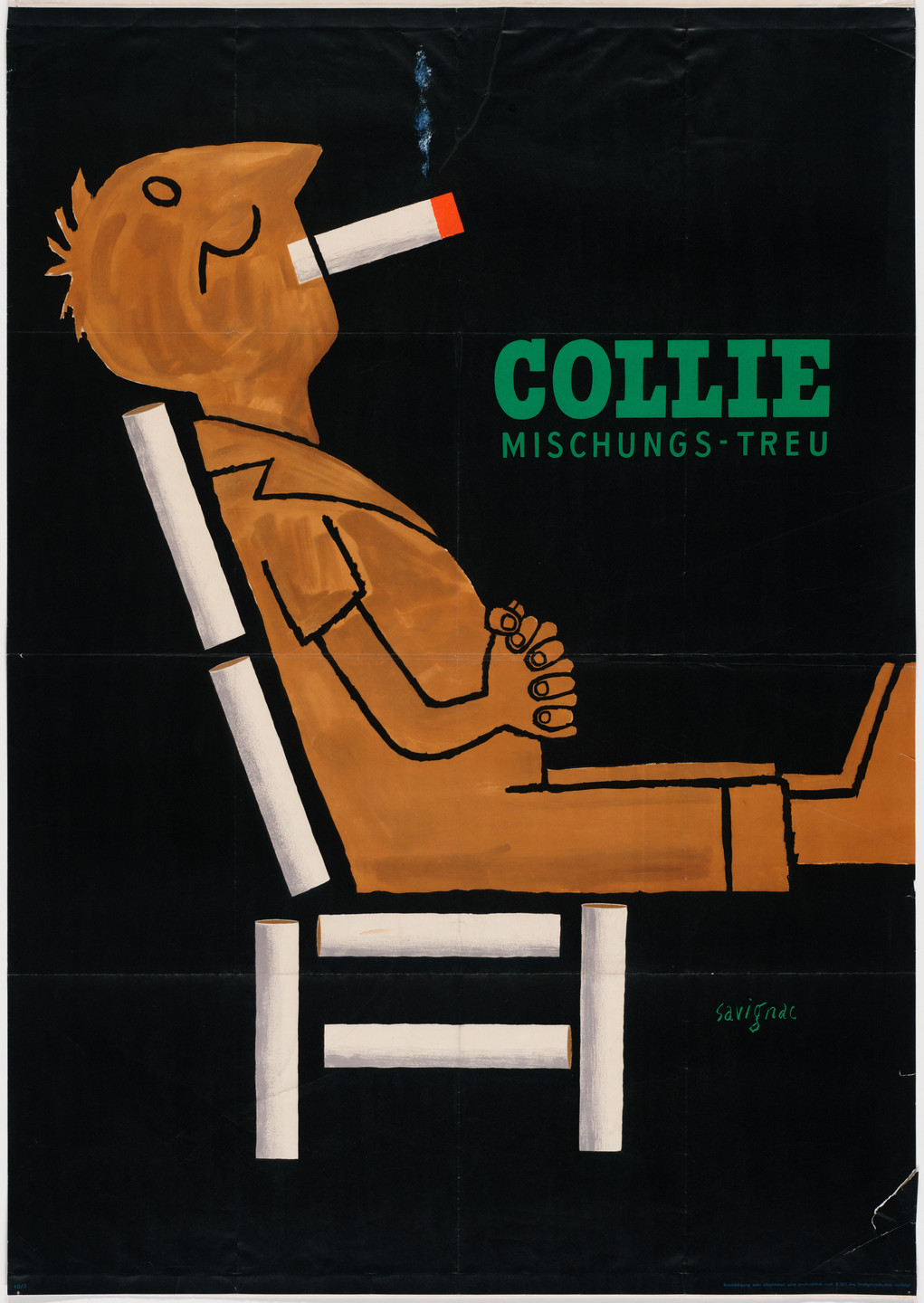 Raymond Savignac. Collie Mischungs-Treu. 1952