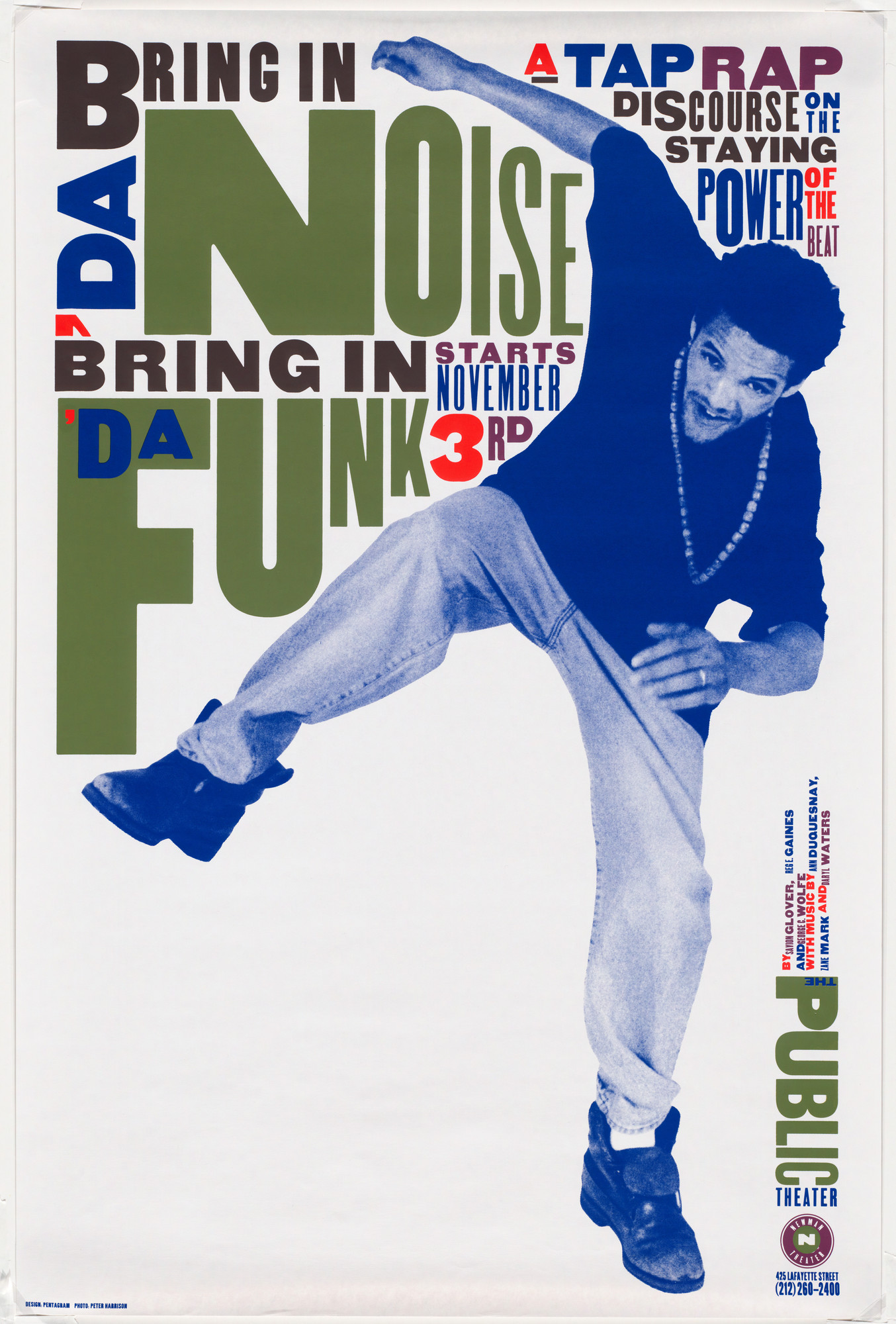 Paula Scher. Bring in 'Da Noise Bring in 'Da Funk