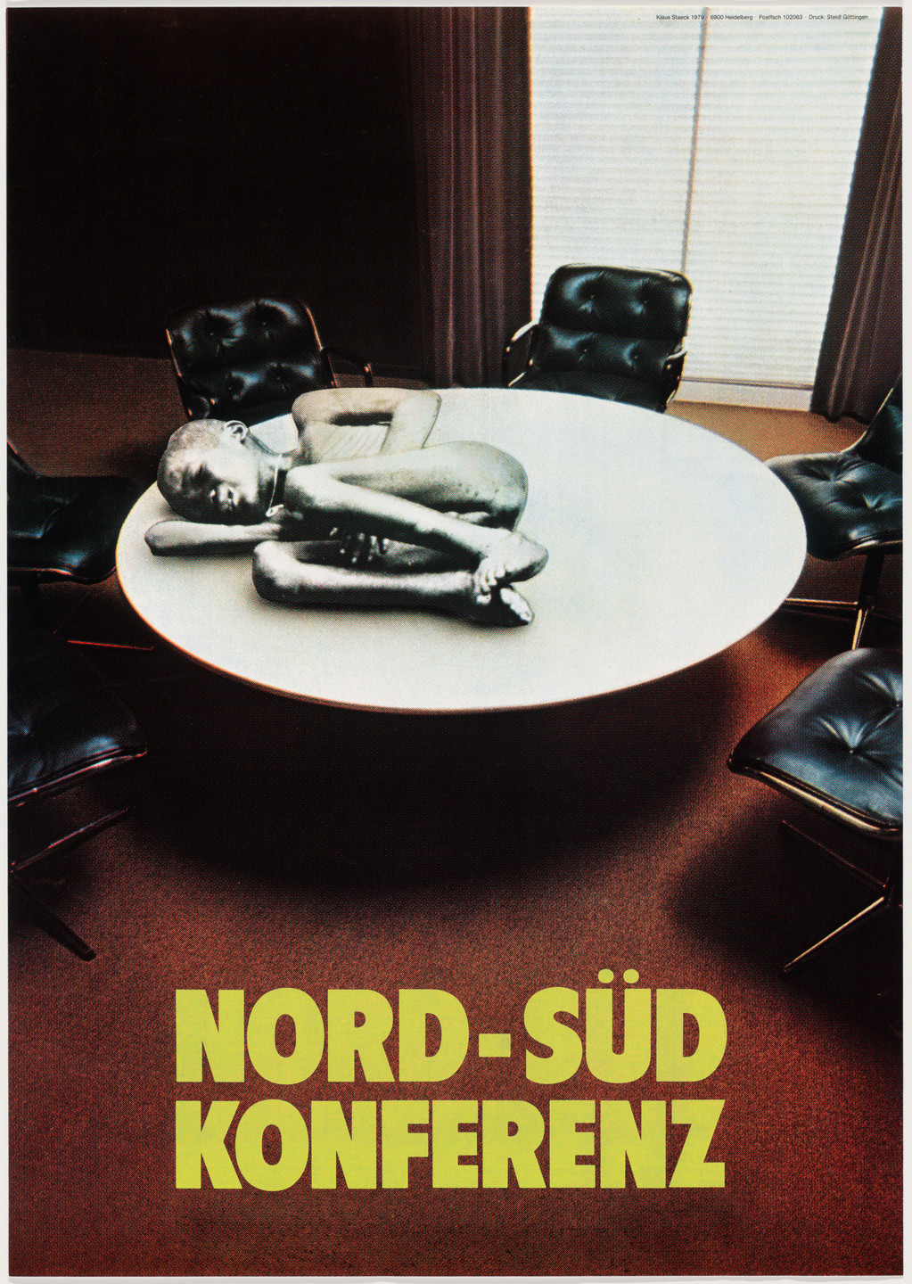 Klaus Staeck. Nord-Süd Konferenz. 1979