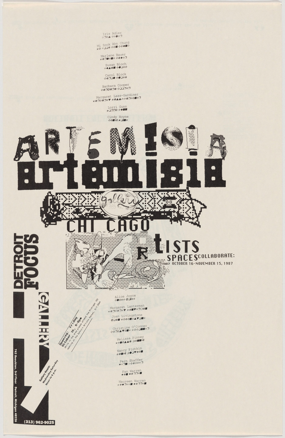 Edward Fella. Artemisia. 1987
