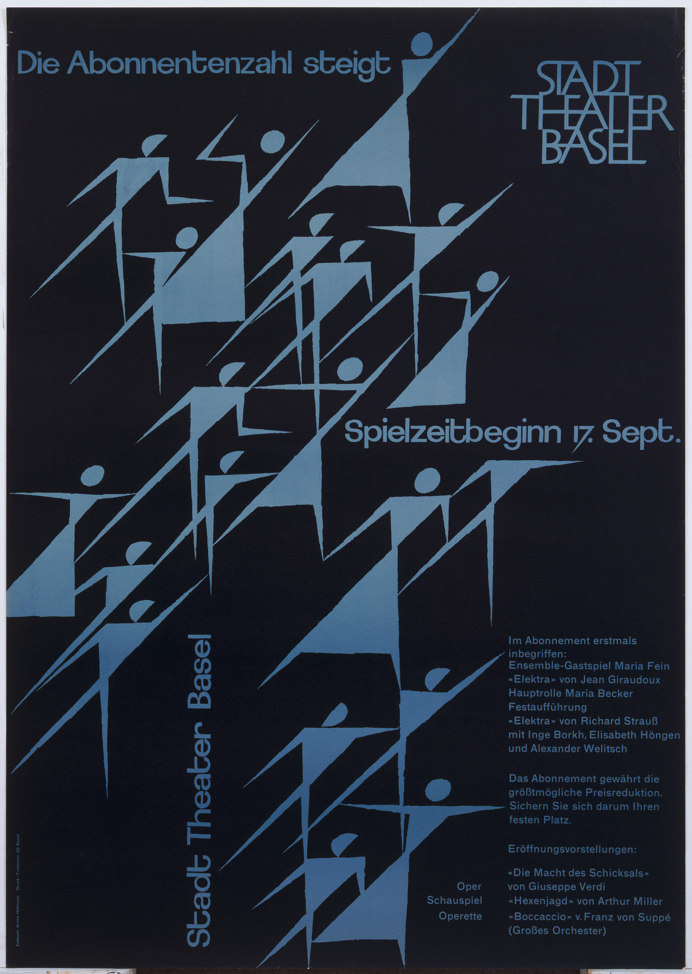 Armin Hofmann. Die Abonnentenzahl Steigt Stadt Theater Basel