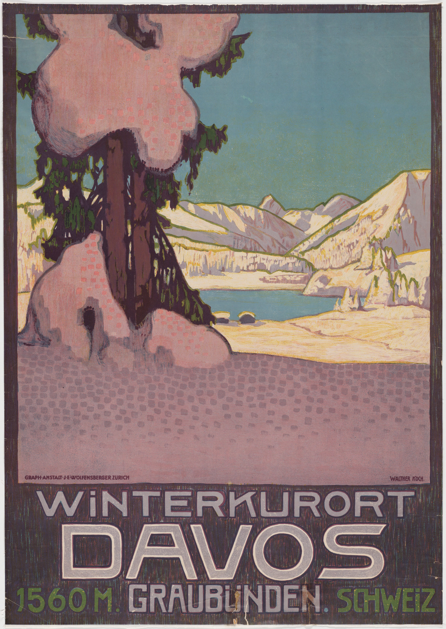 Walther Koch. Winterkurort Davos