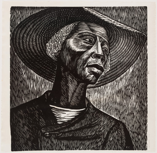 Elizabeth Catlett. Sharecropper. 1952, published 1968–70