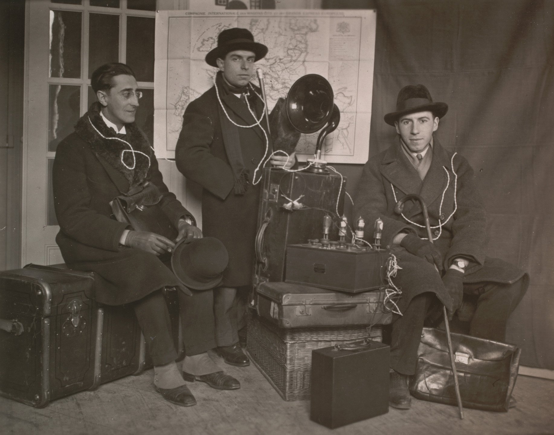André Kertész. Paul Dermée, Enrico Prampolini, Michel Seuphor. 1927
