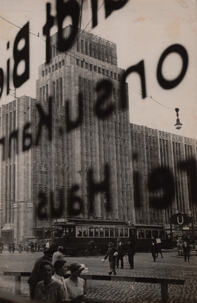 View of Berlin's Department Store Karstadt, Umbo, 1929