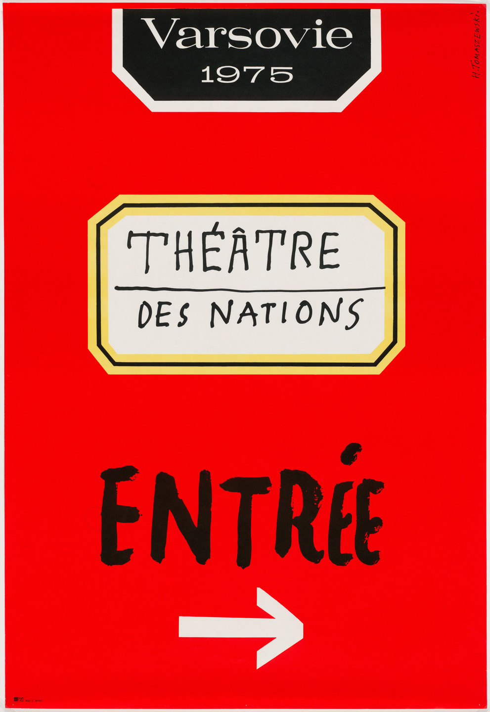 Henryk Tomaszewski. Varsovie 1975, Théâter des Nations, Entrée. 1975