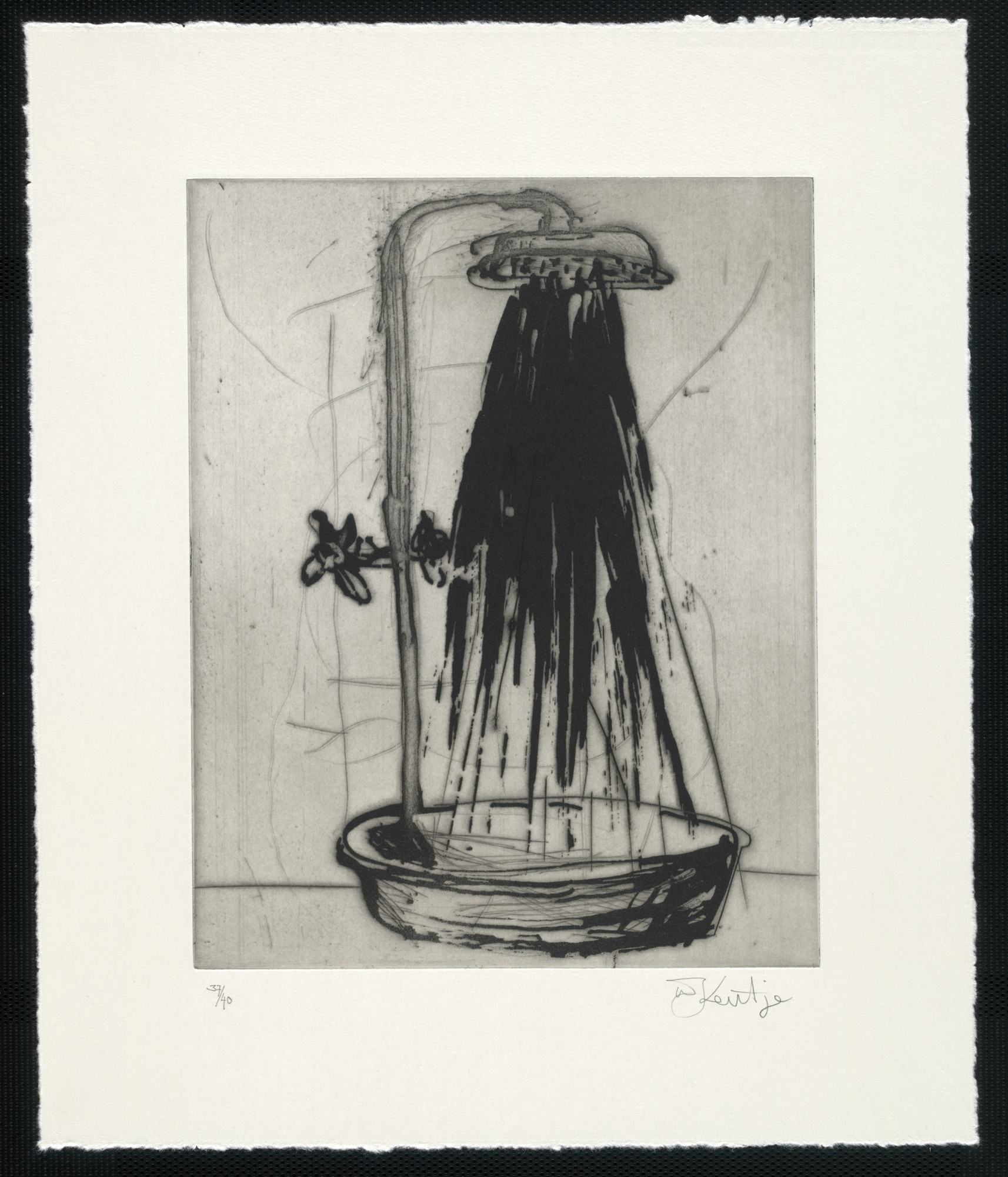 William Kentridge. Shower from Zeno at 4 A.M.