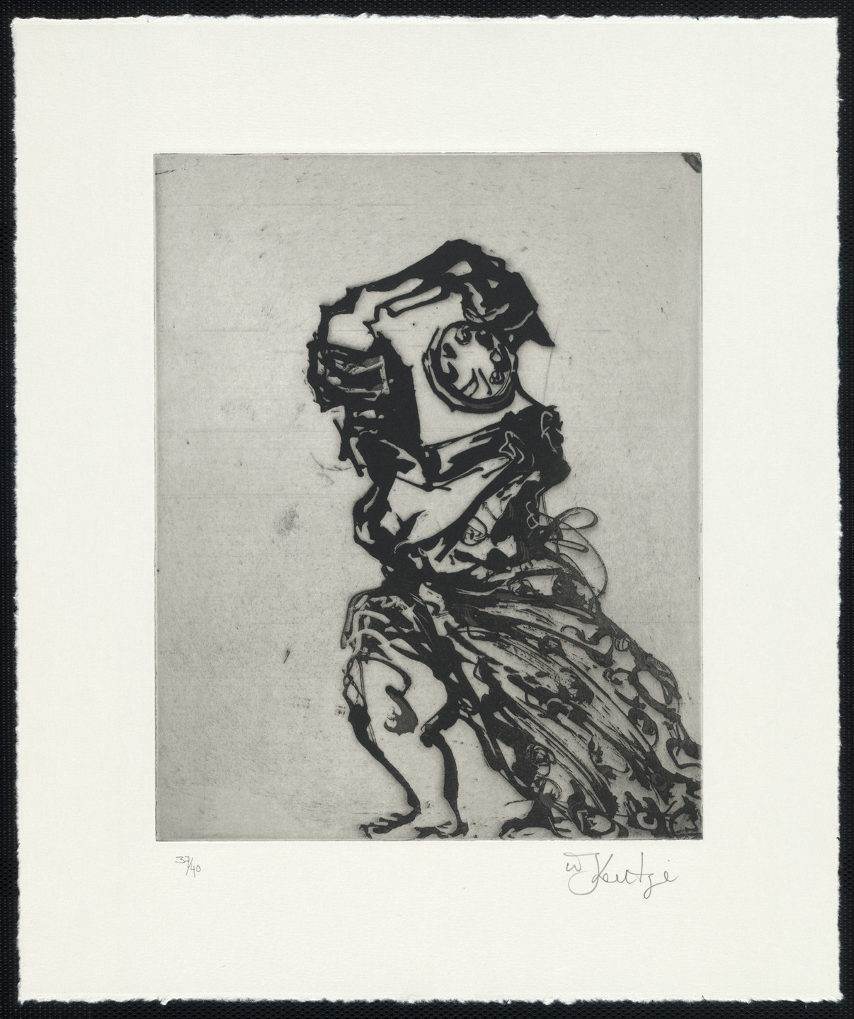 William Kentridge. Telephone Lady from Zeno at 4 A.M.. 2001