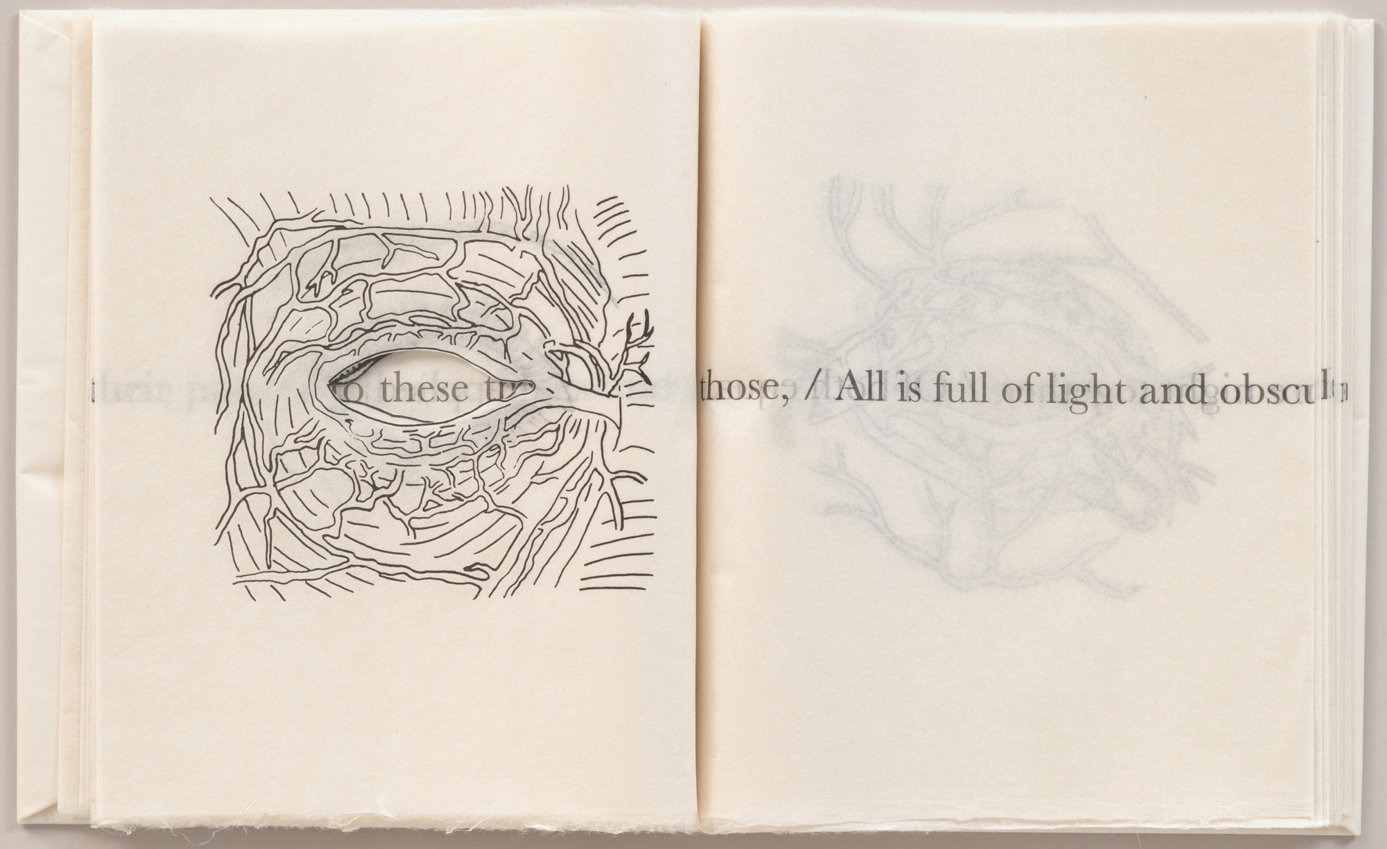Kiki Smith. Plate (folio 6 verso) from The Vitreous Body