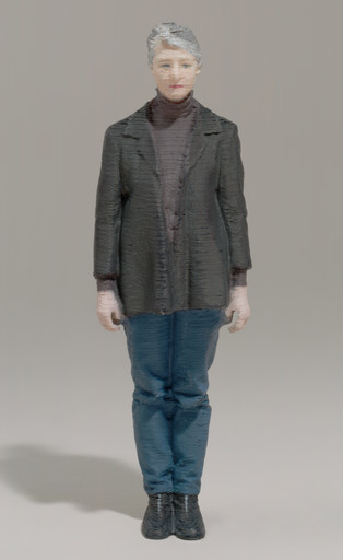 Karin Sander 1:10, 1997
3D-bodyscan of the living person
