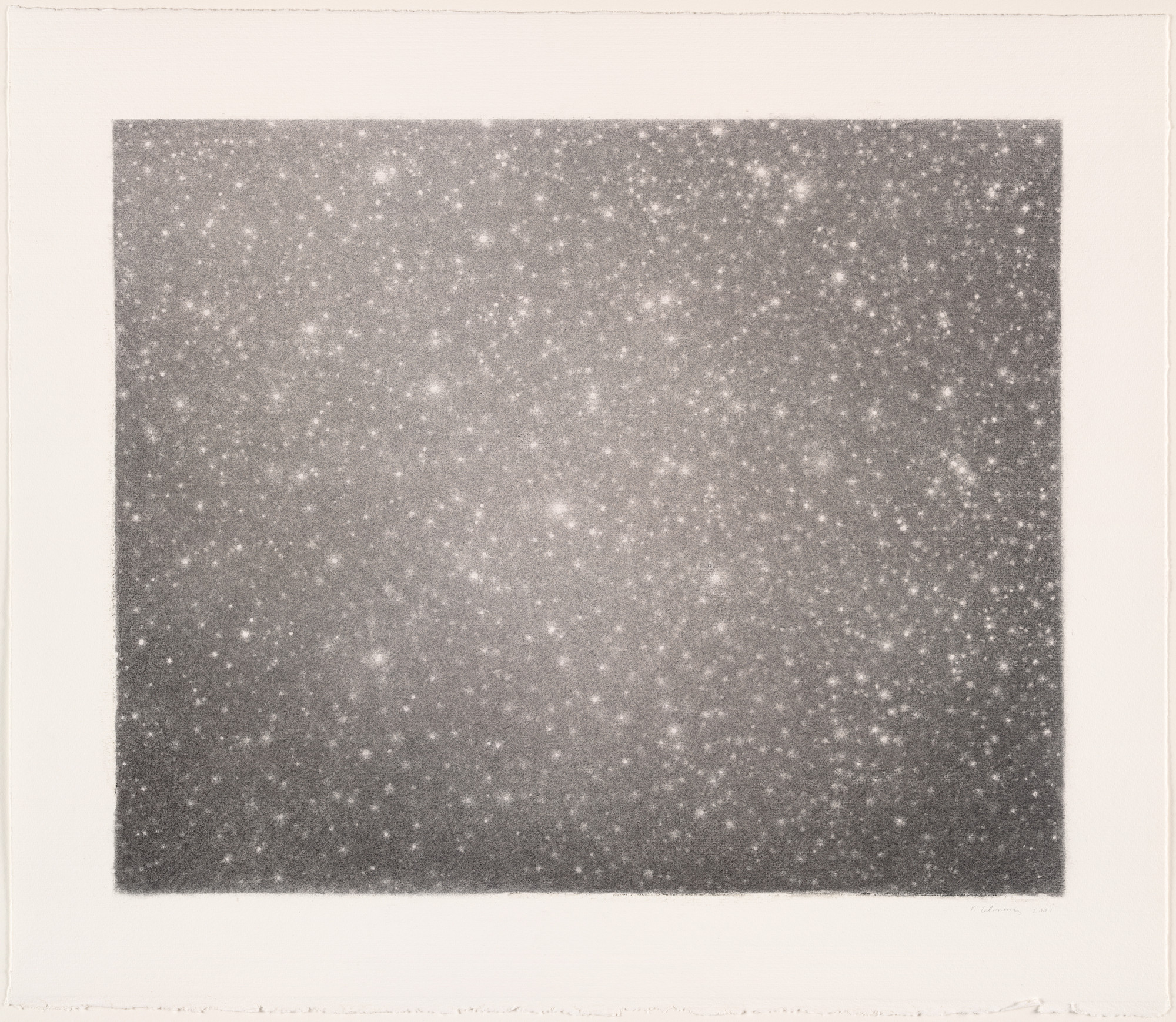 Vija Celmins. Untitled (Night Sky #22)