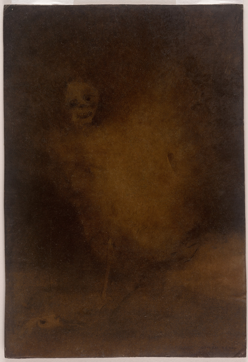 Odilon Redon. The Dream Finished by Death. c. 1886