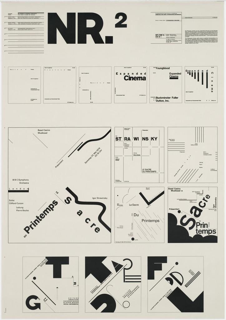 Typographic Process, Nr 2. From Simple to Complex