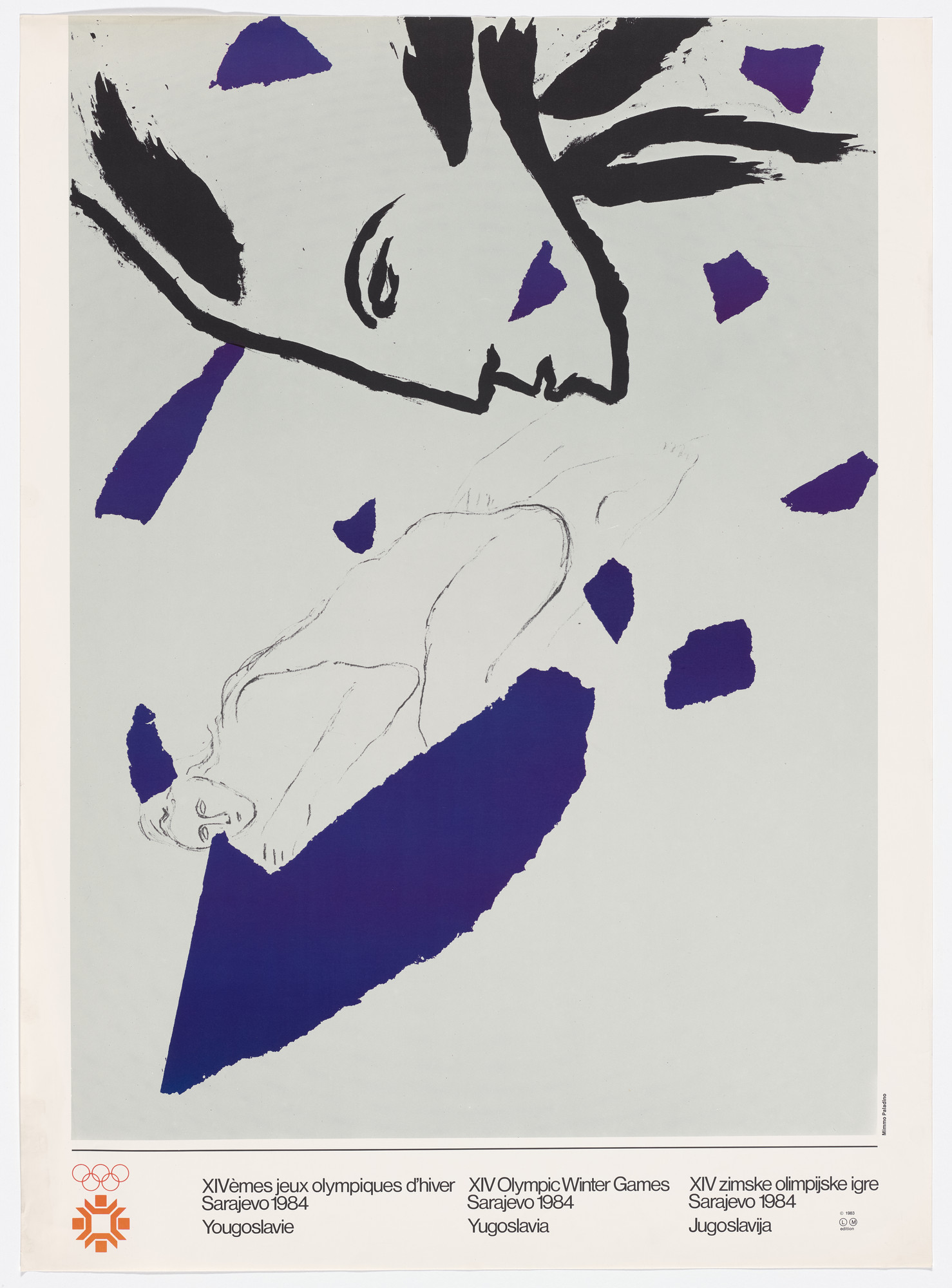 PALADINO/ミンモ・パラディーノ 作品集 アート 絵画 彫刻 洋書 Mimmo Paladino. Sarajevo 1984 Winter Olympics. 1983 | MoMA